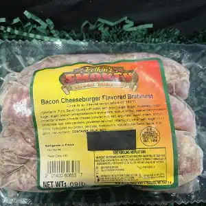 Bacon Cheeseburger Brats
