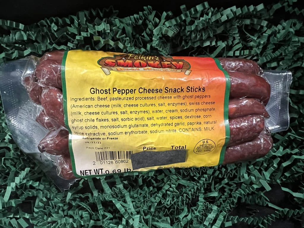 Ghost Pepper Snack Sticks - Pelkin's Smokey Meat Market